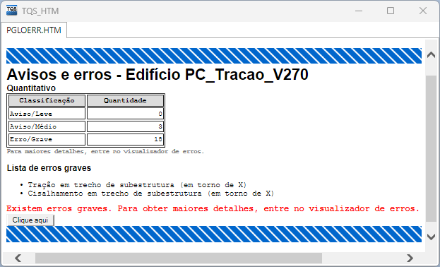 Erros - detalhe 1